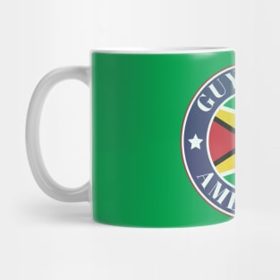 Proud Guyanese-American Badge - Guyana Flag Mug